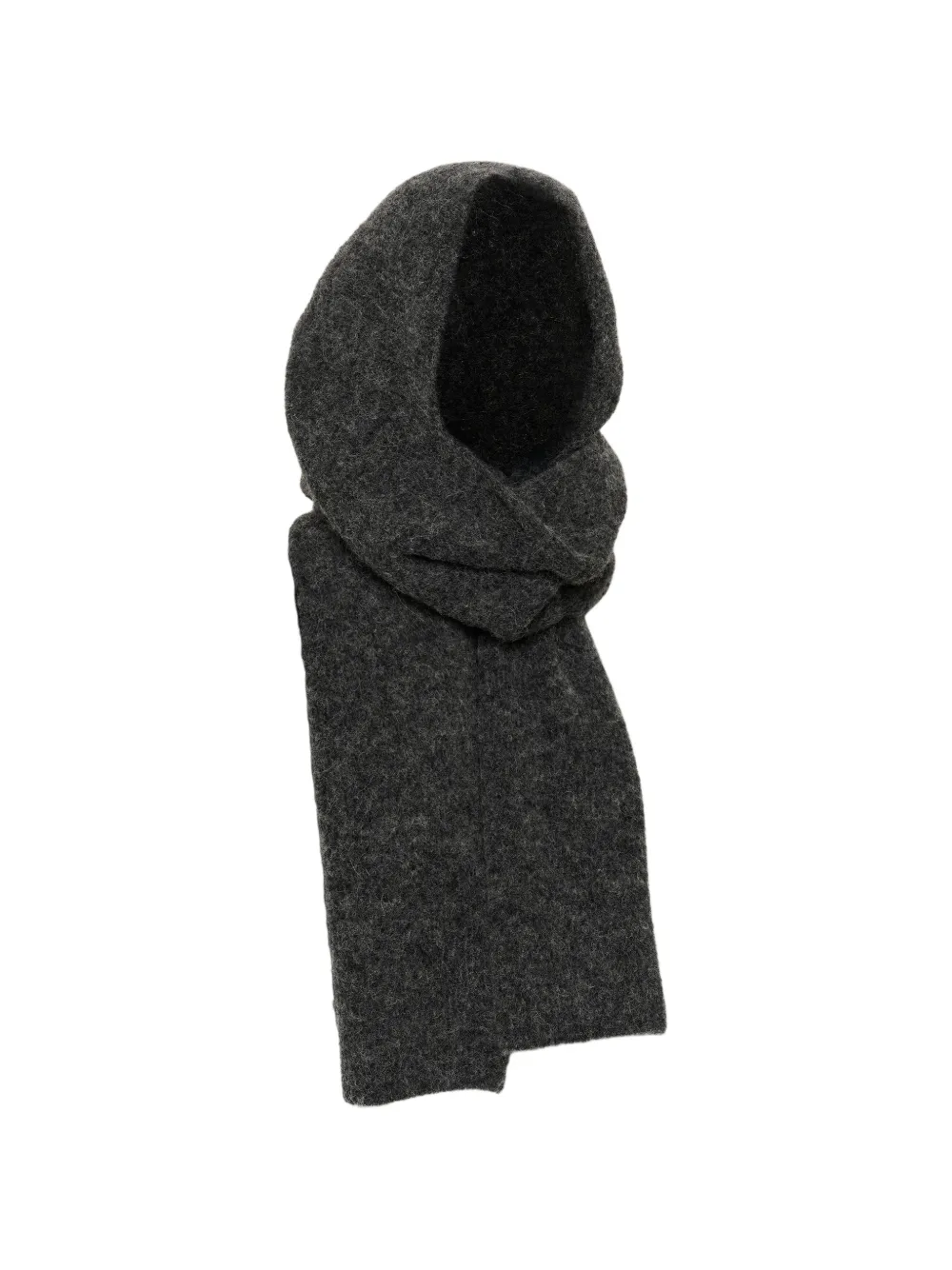 Gestuz Alpha hooded scarf - Grau