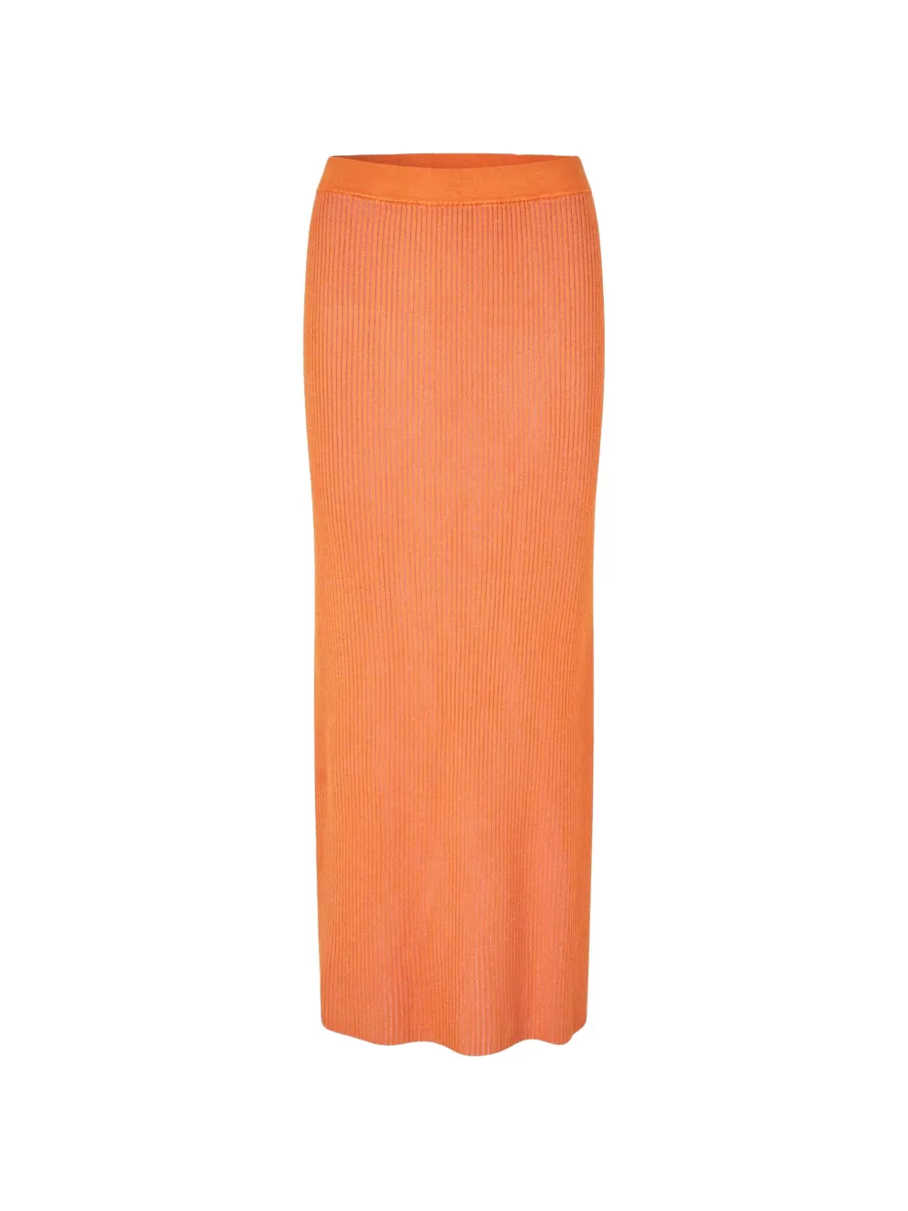 SAMSOE SAMSOE Sacheryl ribbed maxi skirt - Orange