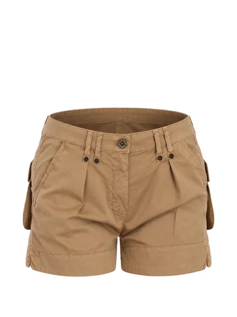 Plein Sud pleated flap-pocket shorts