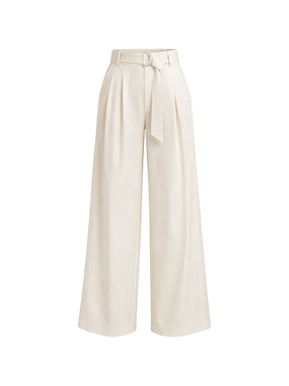 kaos belted pleated trousers - Tons neutres