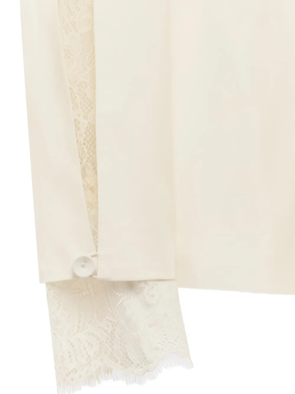 Blugirl Blazer met afwerking van kant Wit