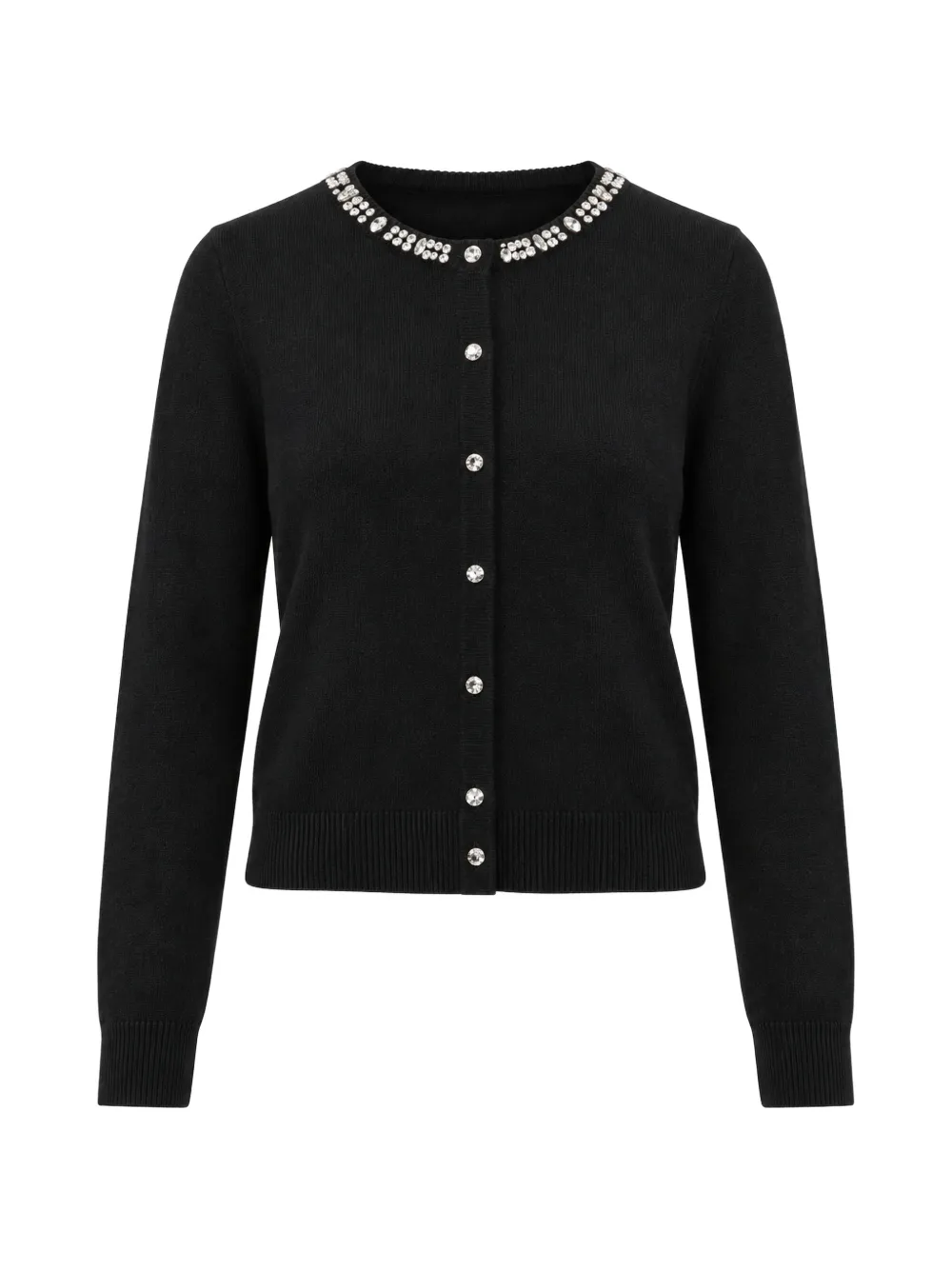 kaos crystal-embellished cardigan - Noir kaos crystal-embellished cardigan - Noir