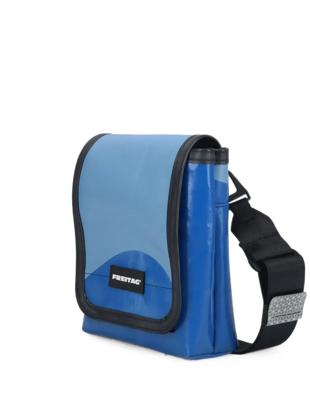 FREITAG F140 Fran logo-patch messenger bag - Blu