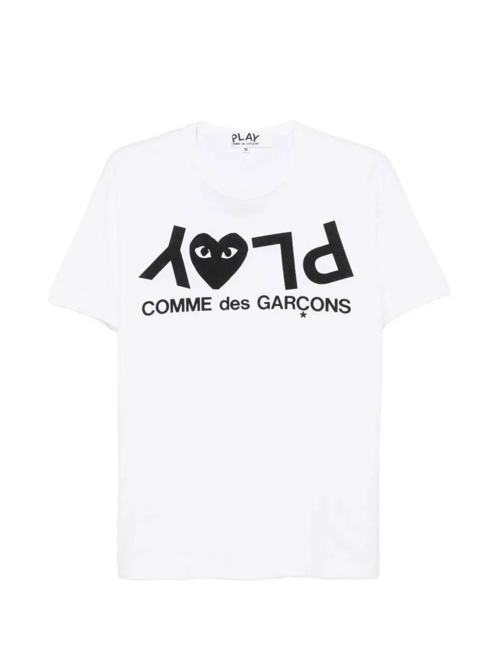 Comme Des Garçons Play logo-print cotton T-shirt - Bianco