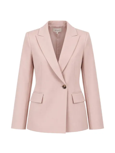 VICOLO peak-lapel single-breasted blazer