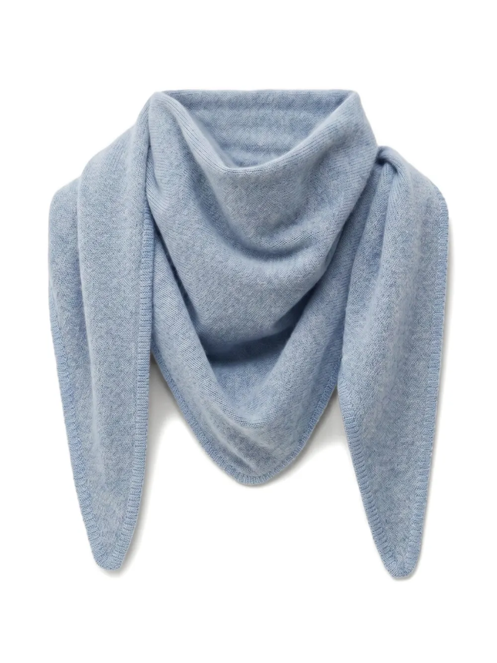 Not Shy Éléonore fine-knit cashmere scarf - Blu