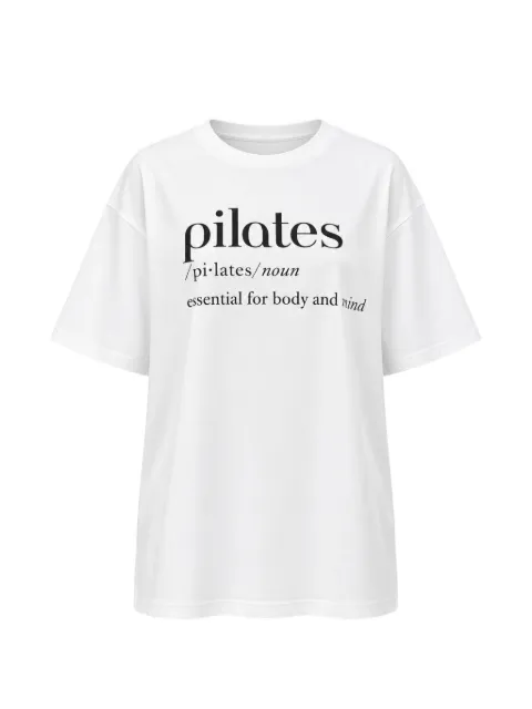 VICOLO slogan-print drop-shoulder T-shirt