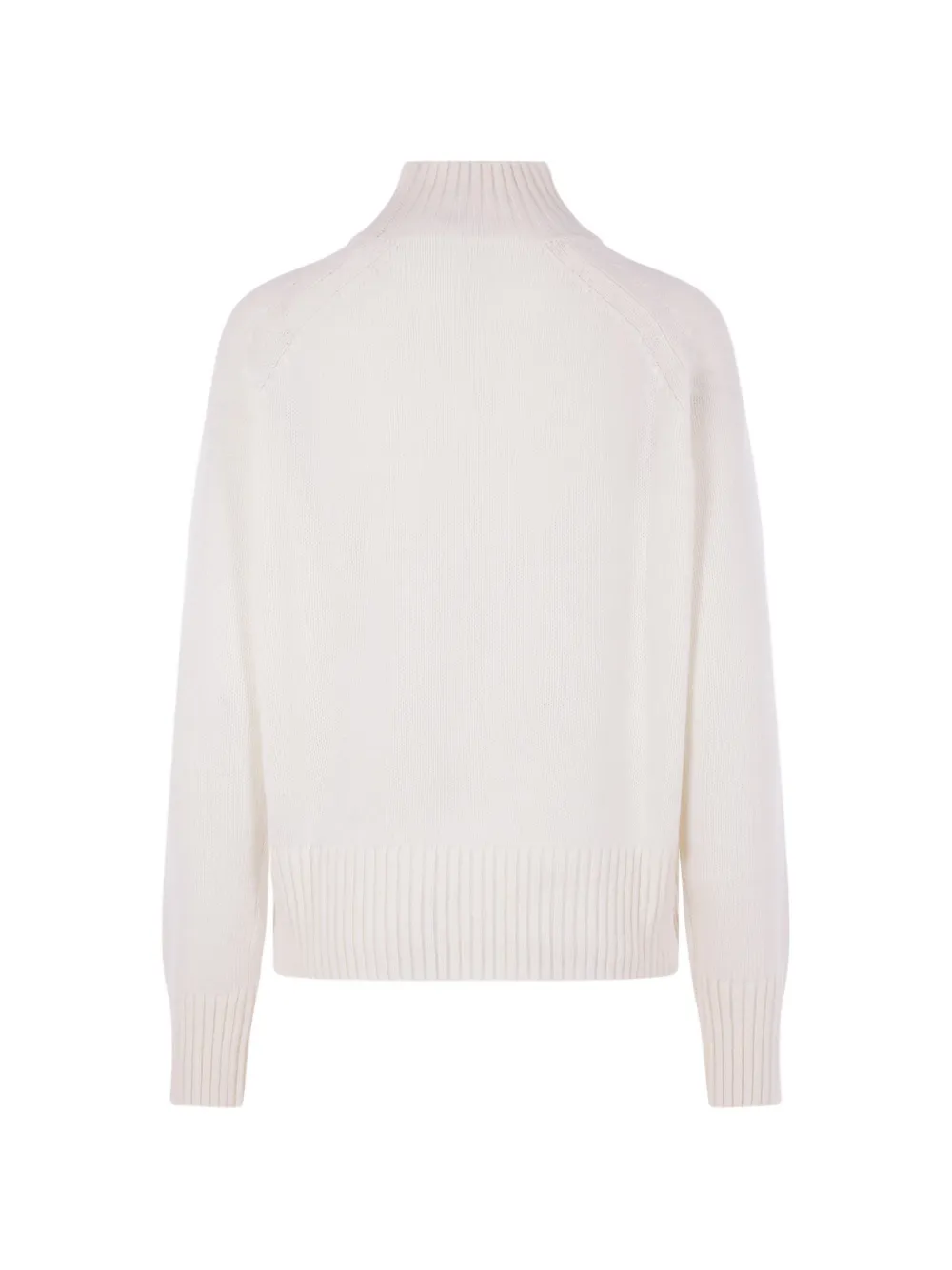 Allude Geribbelde coltrui Beige