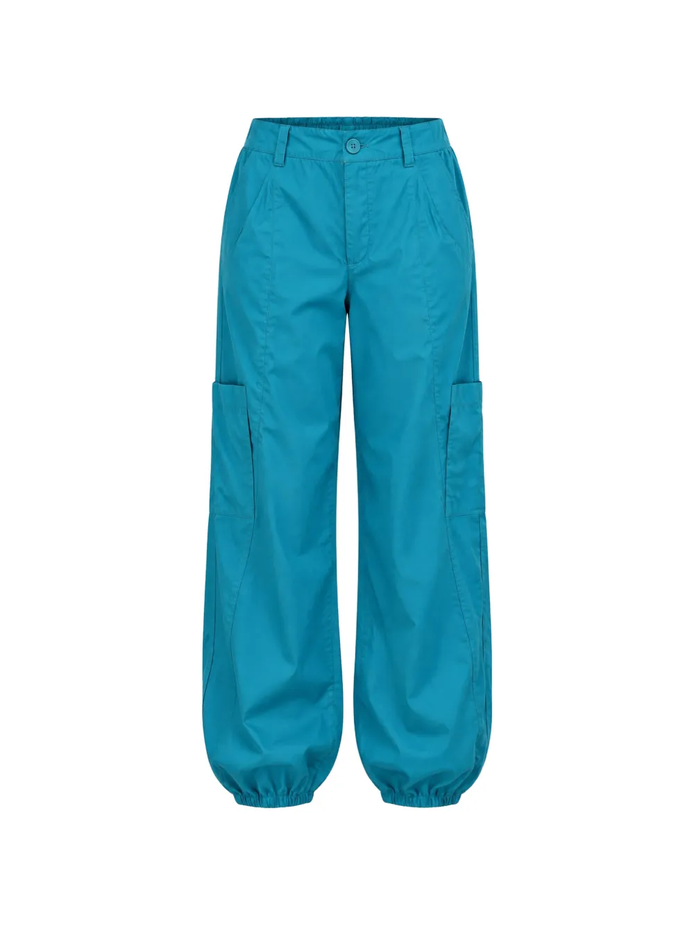 kaos pocket-detail elasticated-cuff cargo pants - Blu