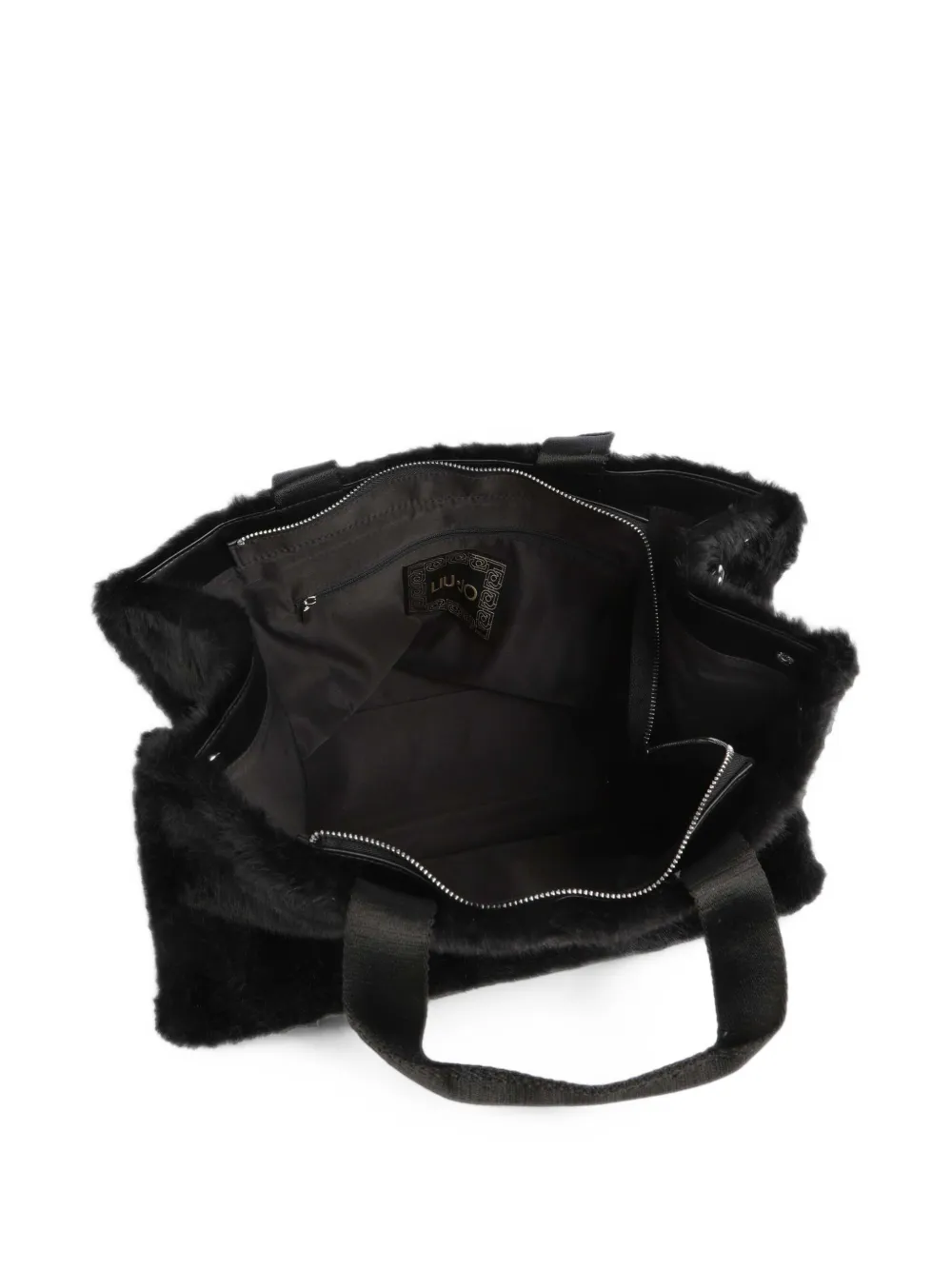 LIU JO Grote Teddy shopper Zwart