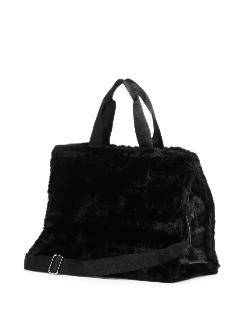 LIU JO Grote Teddy shopper Zwart
