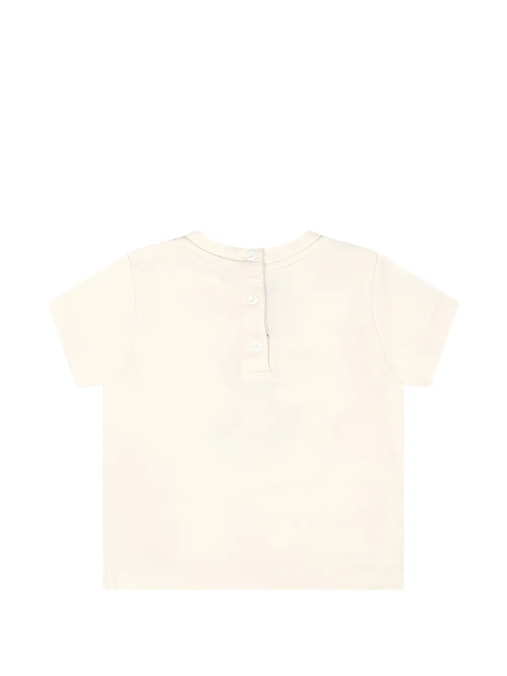 Balmain Kids T-shirt met luipaard-pritn en logo-print Beige