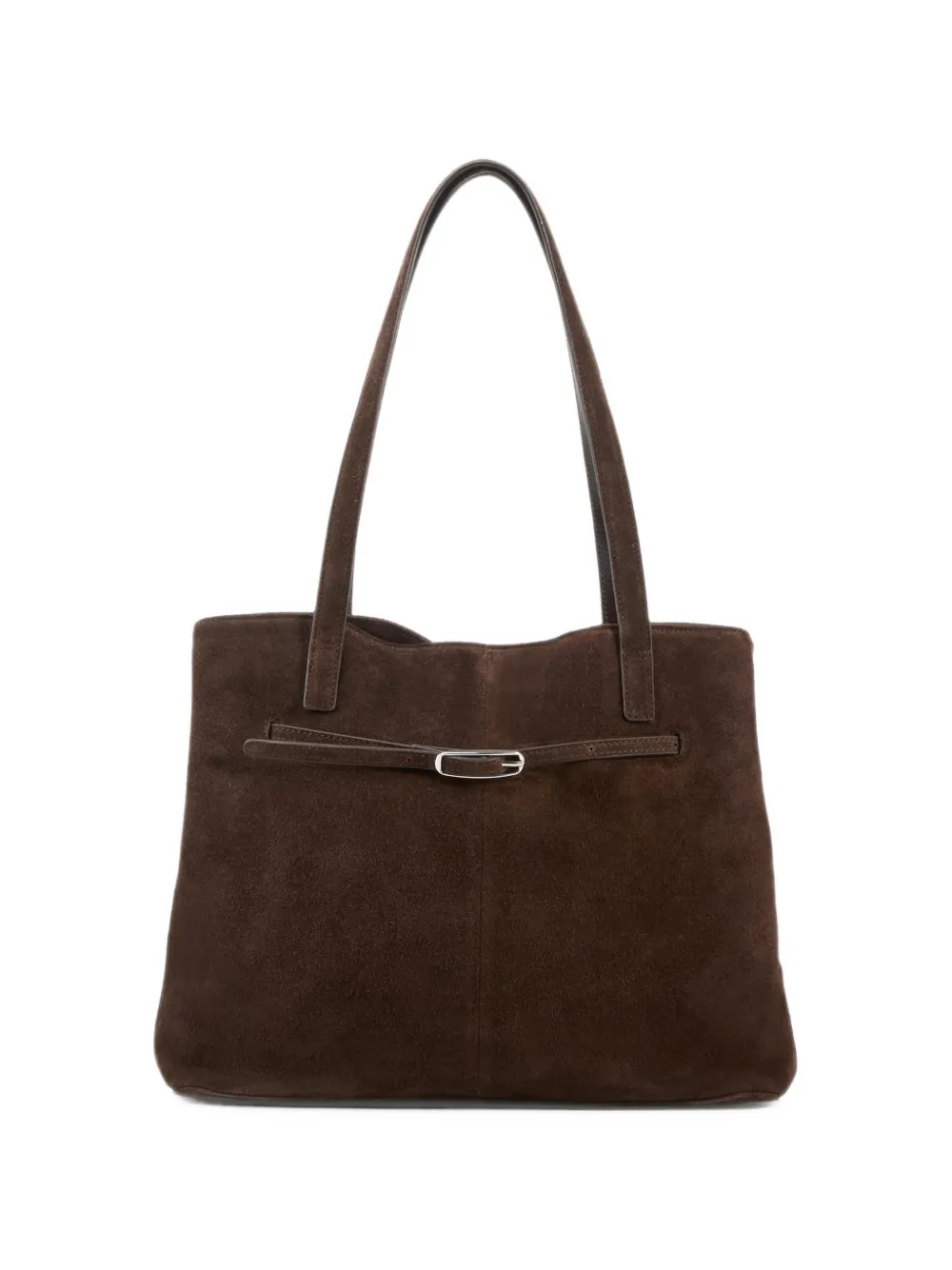 Vagabond Mid Cannes Suede Tote Bag In Brown