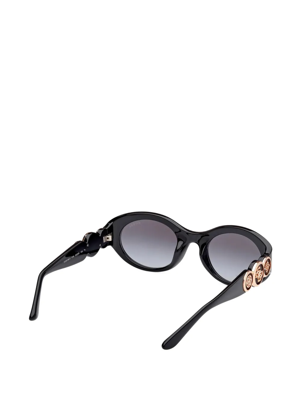 GUESS EYEWEAR logo-embellished round-frame sunglasses Zwart