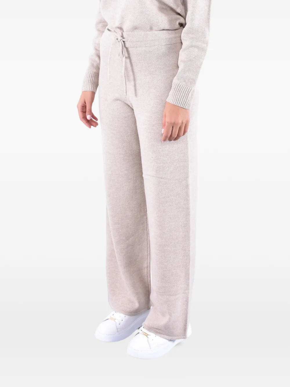 MC2 Saint Barth Cambon broek met wijde pijpen Beige