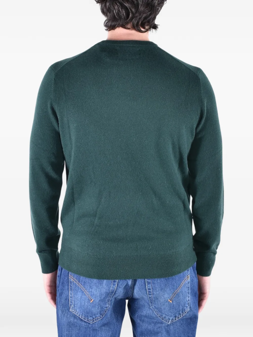 MC2 Saint Barth green Regent cashmere crewneck sweater Groen