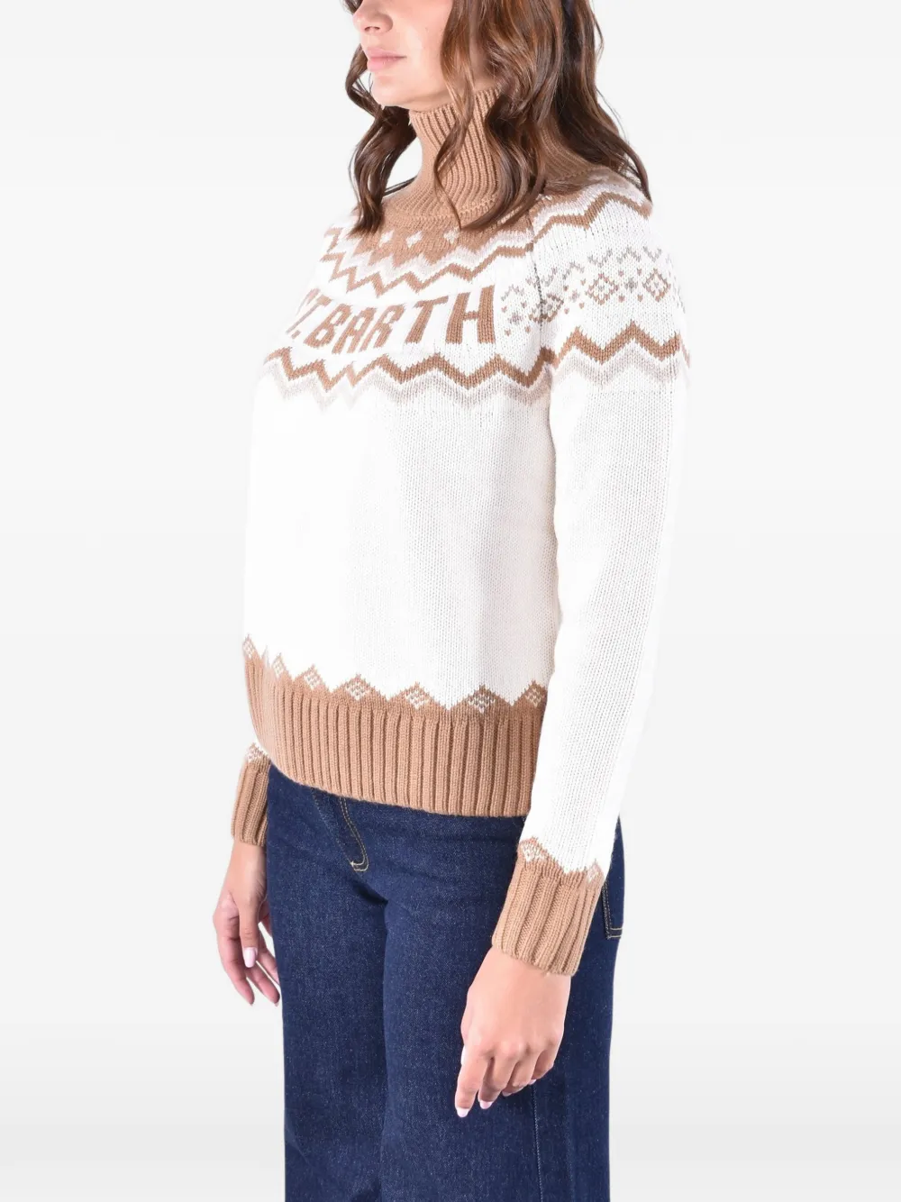 MC2 Saint Barth Meghan Nordic sweater Wit