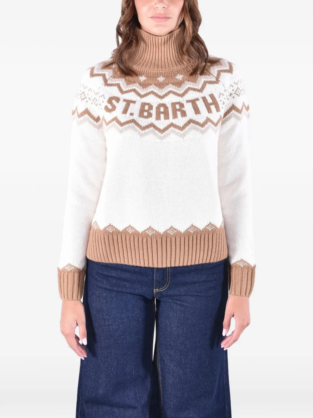 MC2 Saint Barth Meghan Nordic sweater Wit