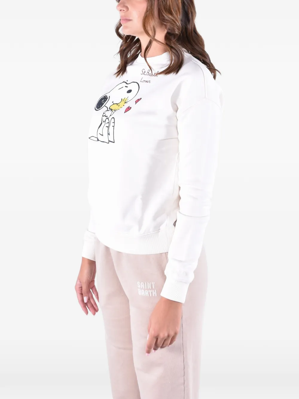 MC2 Saint Barth Stardust Snoopy print sweatshirt Wit