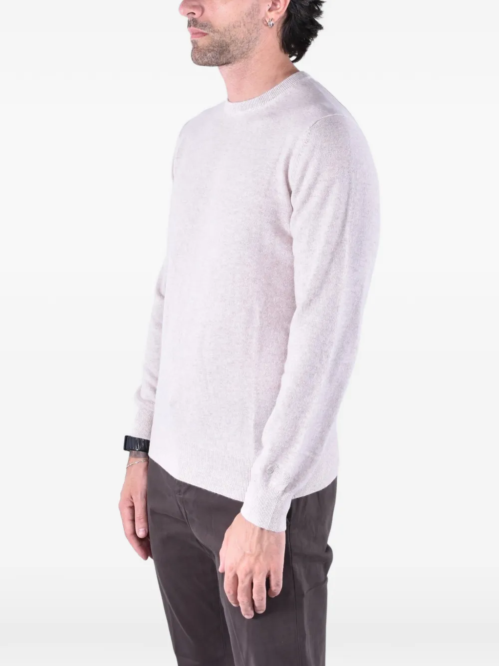 MC2 Saint Barth Regent crew-neck sweater Beige