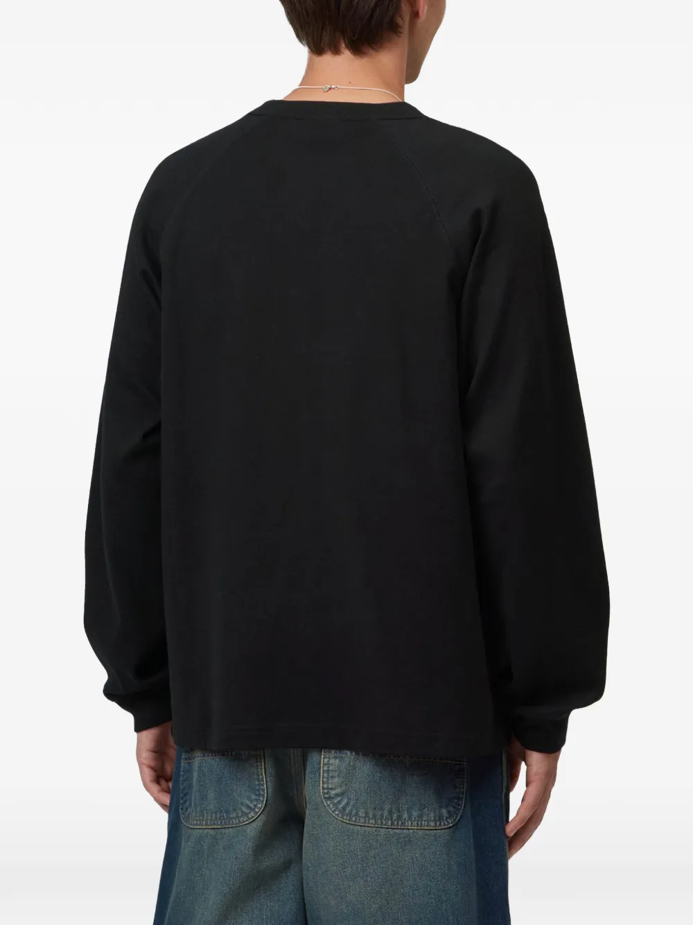 Carhartt WIP Signature T-shirt met lange mouwen Zwart