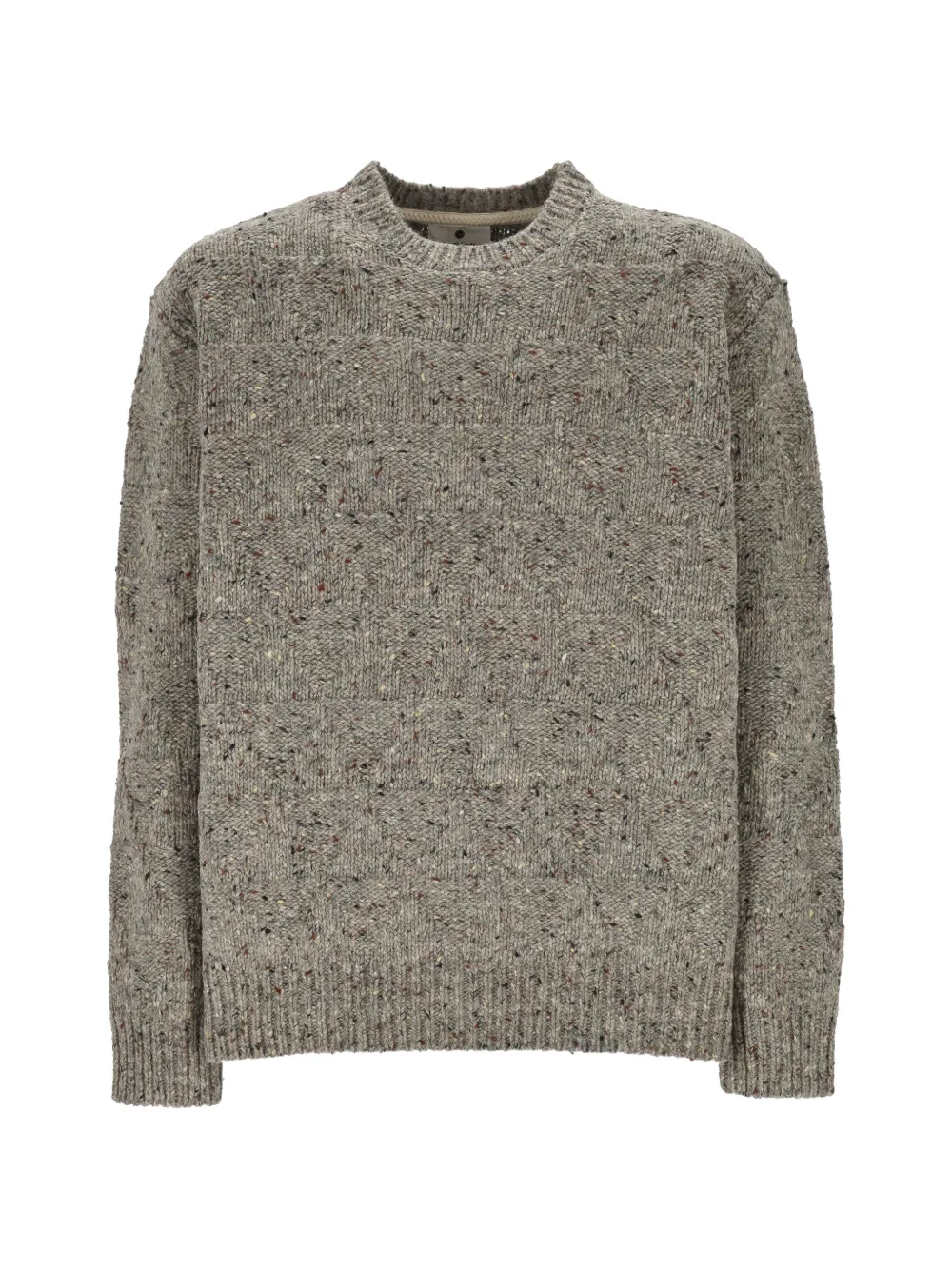 ANERKJENDT basket-weave flecked sweater - Gris ANERKJENDT basket-weave flecked sweater - Gris