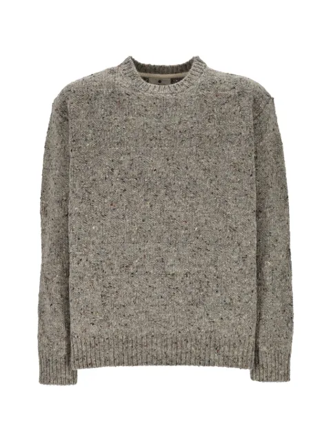 ANERKJENDT basket-weave flecked sweater