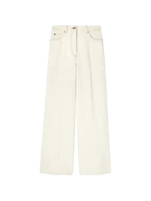 Agnona belt-loop wide-leg trousers