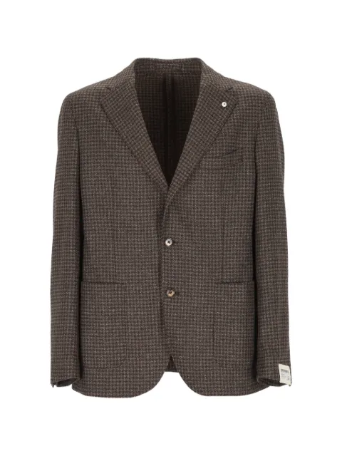 L.B.M. 1911 houndstooth-pattern blazer