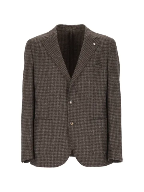 L.B.M. 1911 houndstooth-pattern blazer