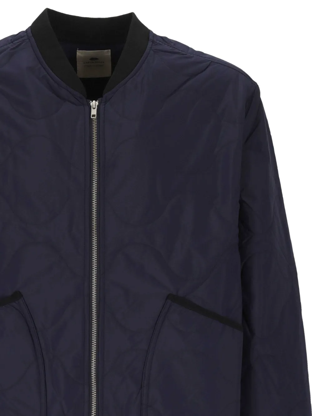 ANERKJENDT Akbernie gewatteerd jack met ritssluiting Blauw