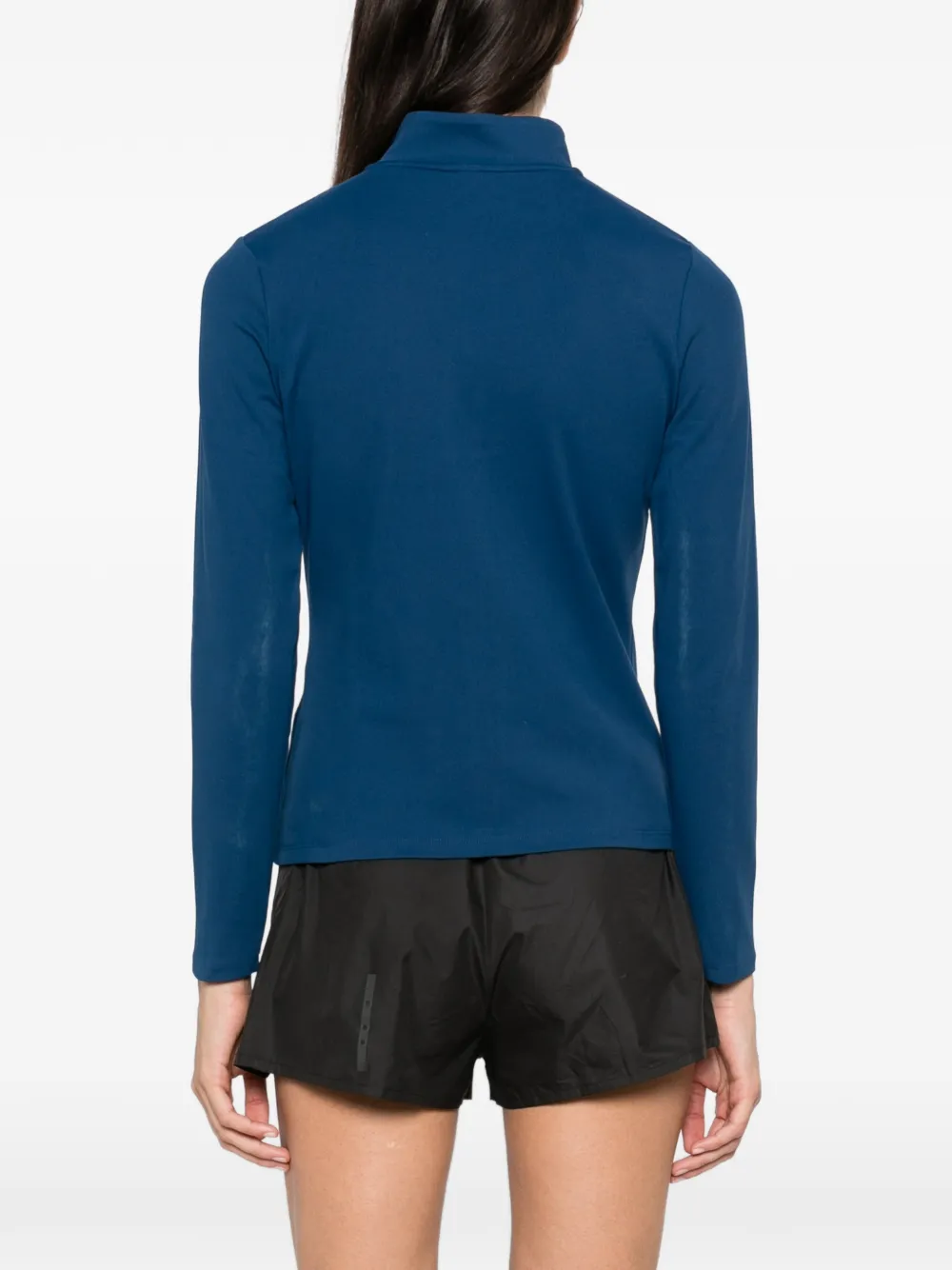 Under Armour Trui met logo-print en rits Blauw