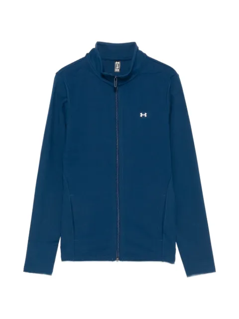 Under Armour logo-print zip-up sweater