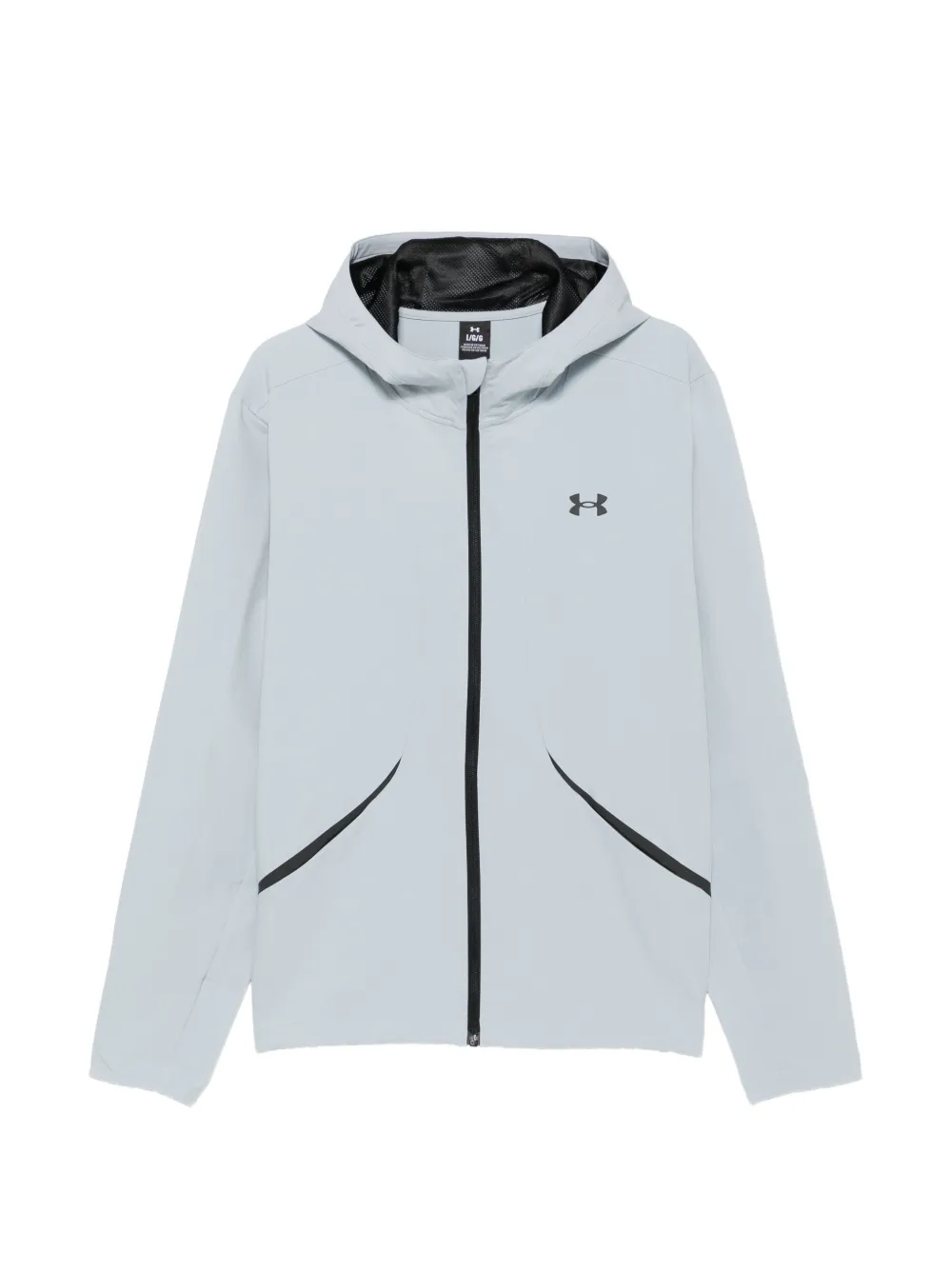 Under Armour logo-print hooded jacket - Blu