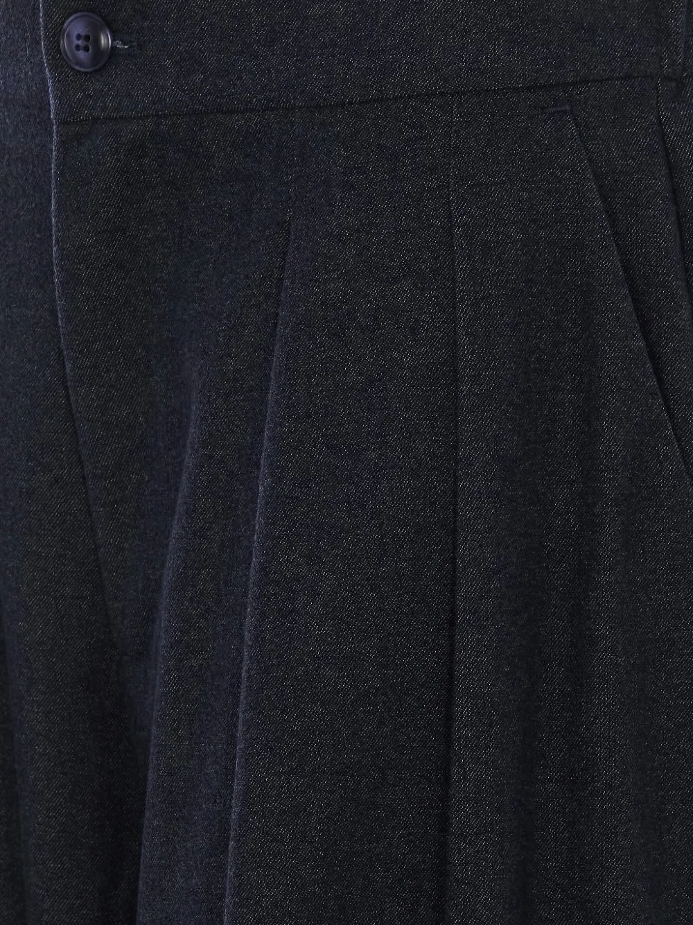 Eleh Plooibroek met wijde pijpen Blauw