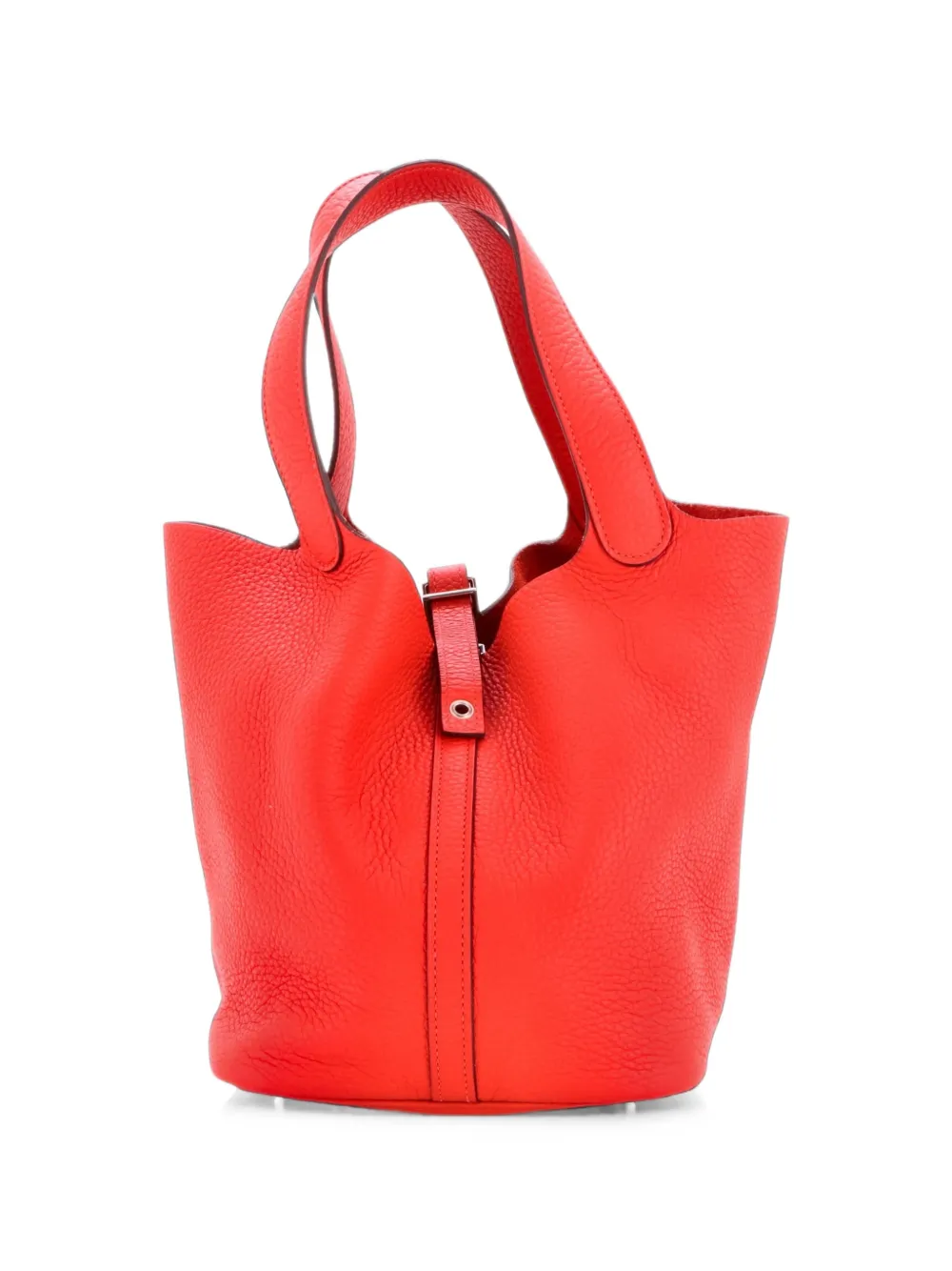 Hermès Pre-Owned sac seau Picotin Lock Bag Clemence MM - Rouge Hermès Pre-Owned sac seau Picotin Lock Bag Clemence MM - Rouge