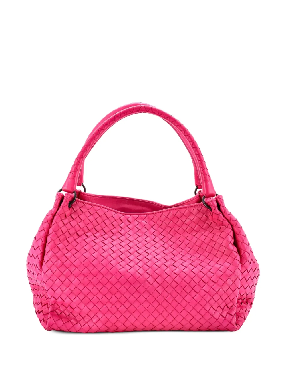 Bottega Veneta Pre-Owned Parachute Bag Intrecciato Nappa Large shoulder bag - Rosa