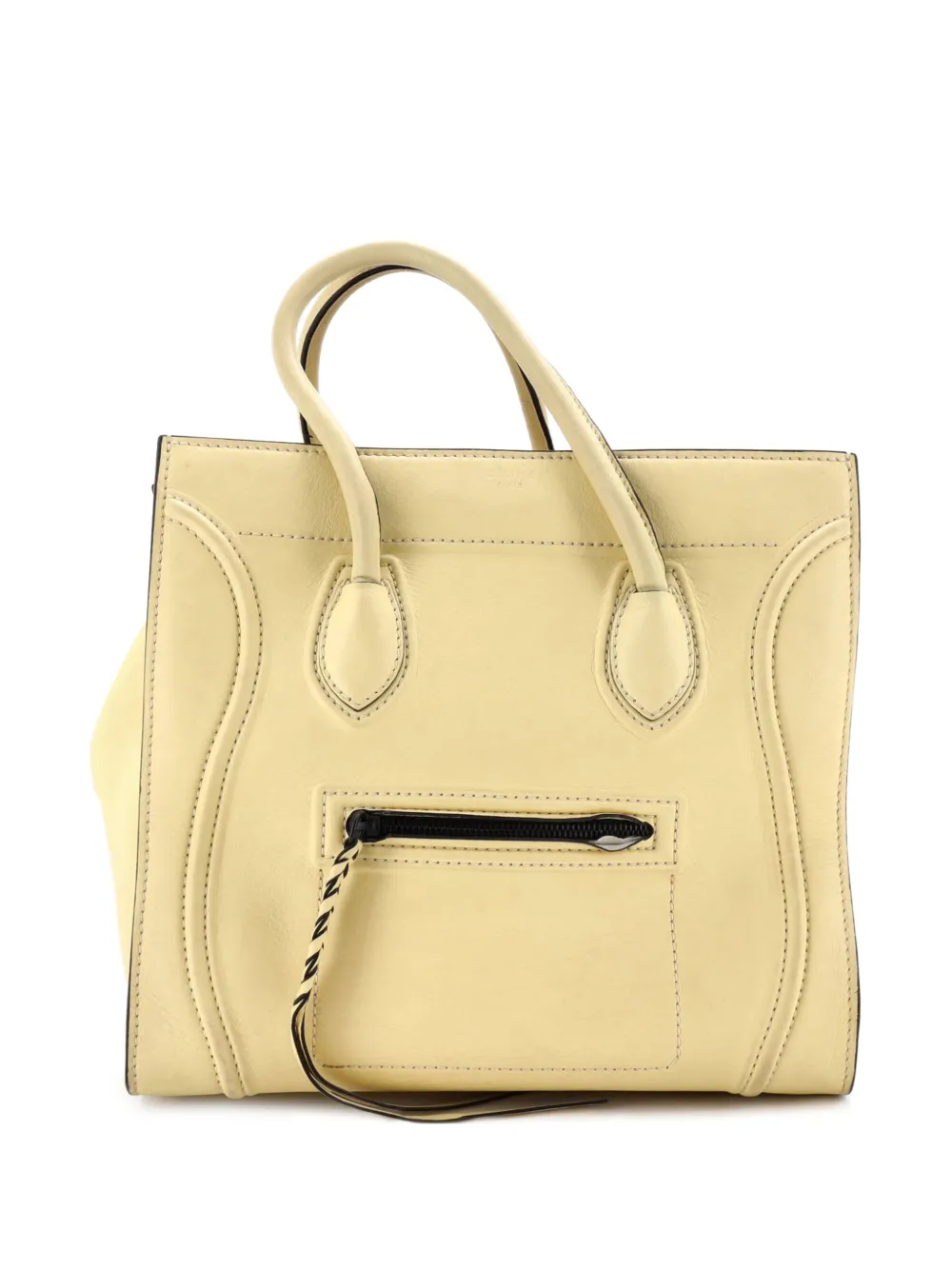 Celine Pre-Owned Phantom Bag Grainy Leather Medium tote bag - Gelb