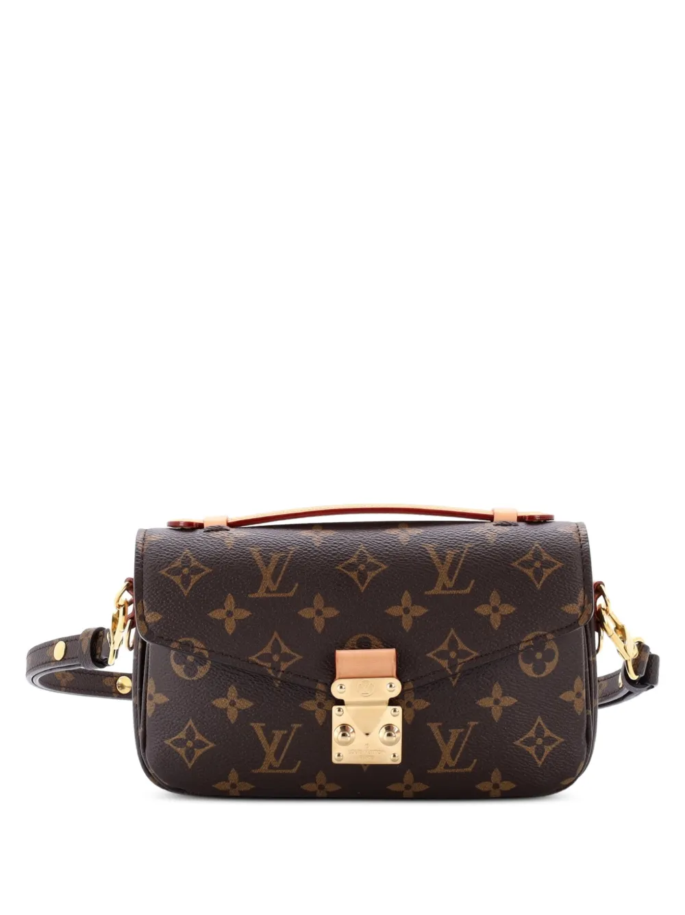 Louis Vuitton Pre-Owned Pochette Metis Monogram Canvas East West crossbody bag - Marrone