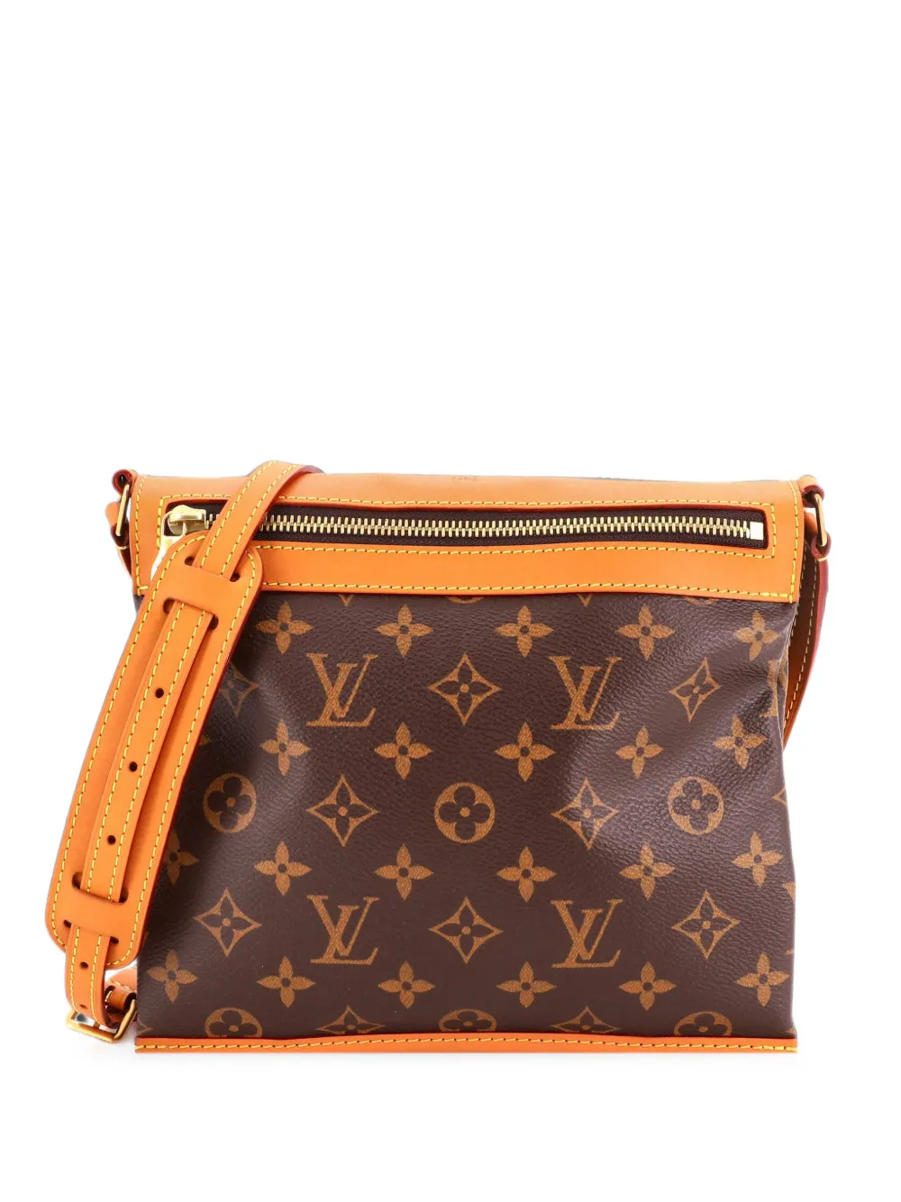 Louis Vuitton Pre-Owned Saumur Messenger Bag Monogram Canvas PM crossbody bag - Braun