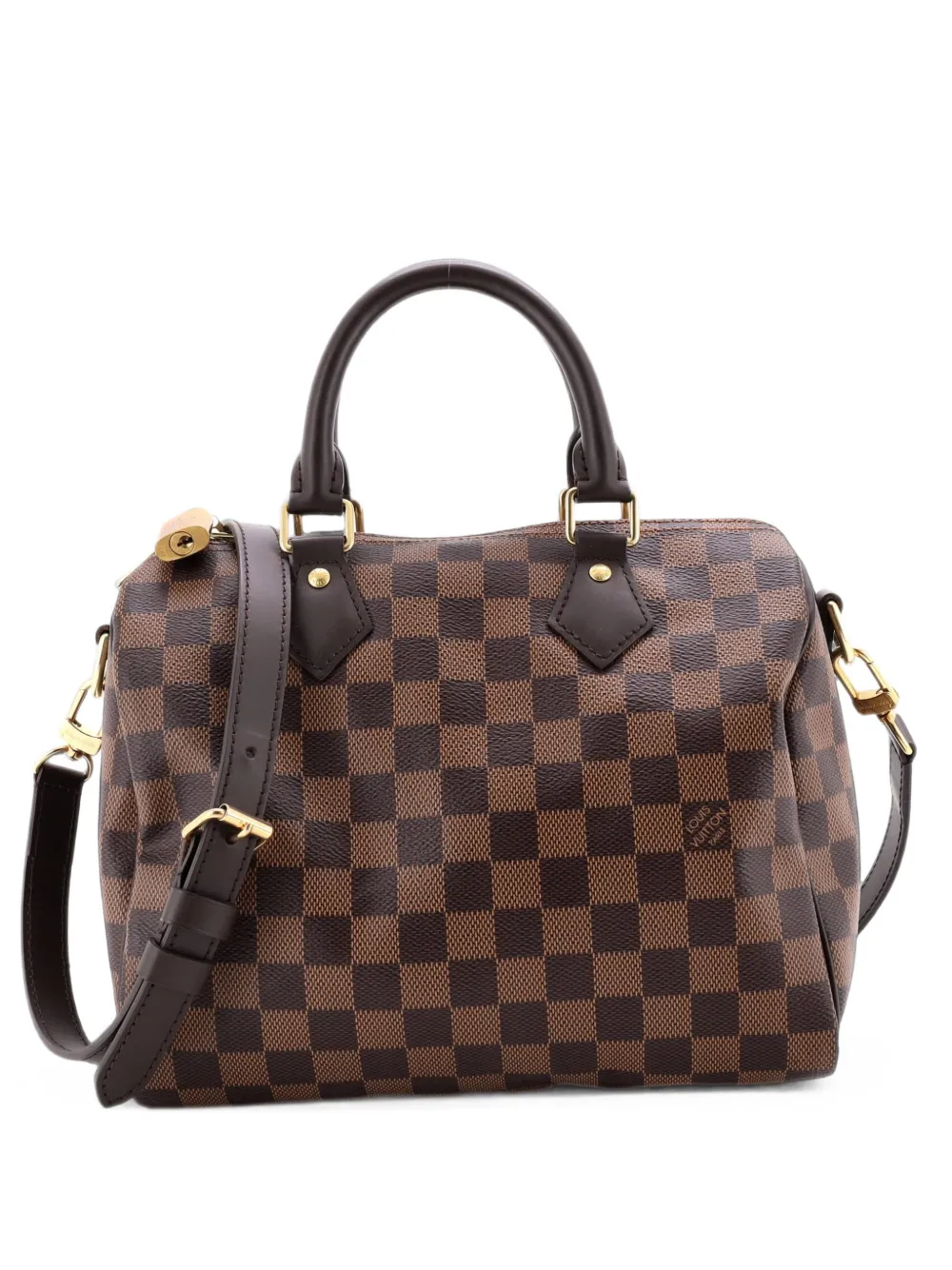Louis Vuitton Pre-Owned Speedy Bandouliere Bag Damier 25 satchel - Marrone