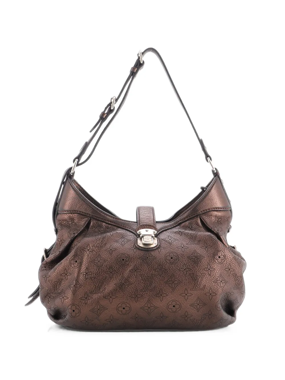 Louis Vuitton Pre-Owned XS Mahina Leather crossbody bag - Marrone