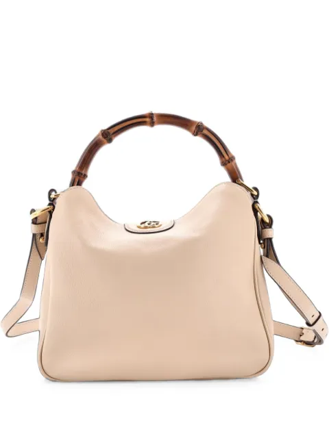 Gucci Pre-Owned Diana NM Bamboo Shoulder Bag Leather Small tote bag