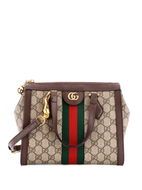 Gucci Pre-Owned Ophidia Top Handle GG Coated Canvas Small tote bag