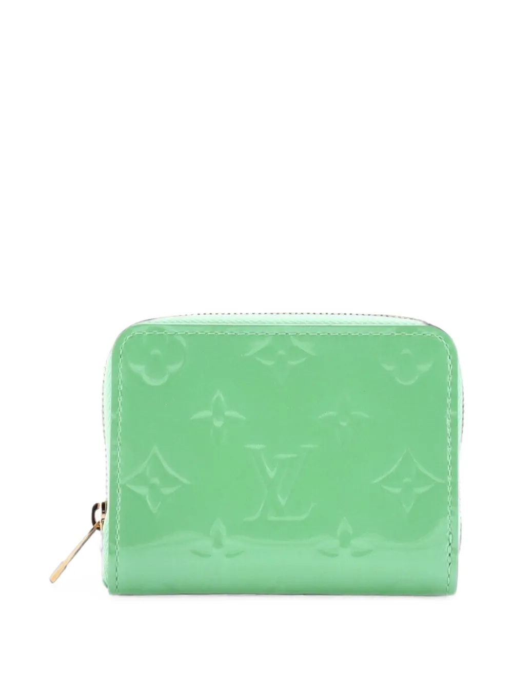 Louis Vuitton Pre-Owned Zippy Coin Purse Limited Edition Gummy Monogram Vernis pouch - Grün