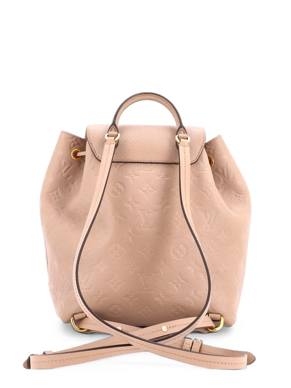 Louis Vuitton Pre-Owned sac à dos Montsouris NM Empreinte en cuir PM - Gris