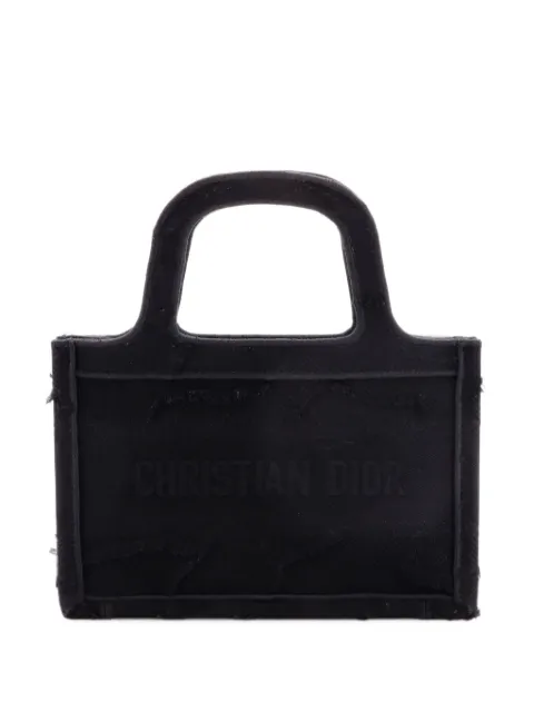 Christian Dior Pre-Owned Book Camouflage Embroidered Canvas Mini tote bag