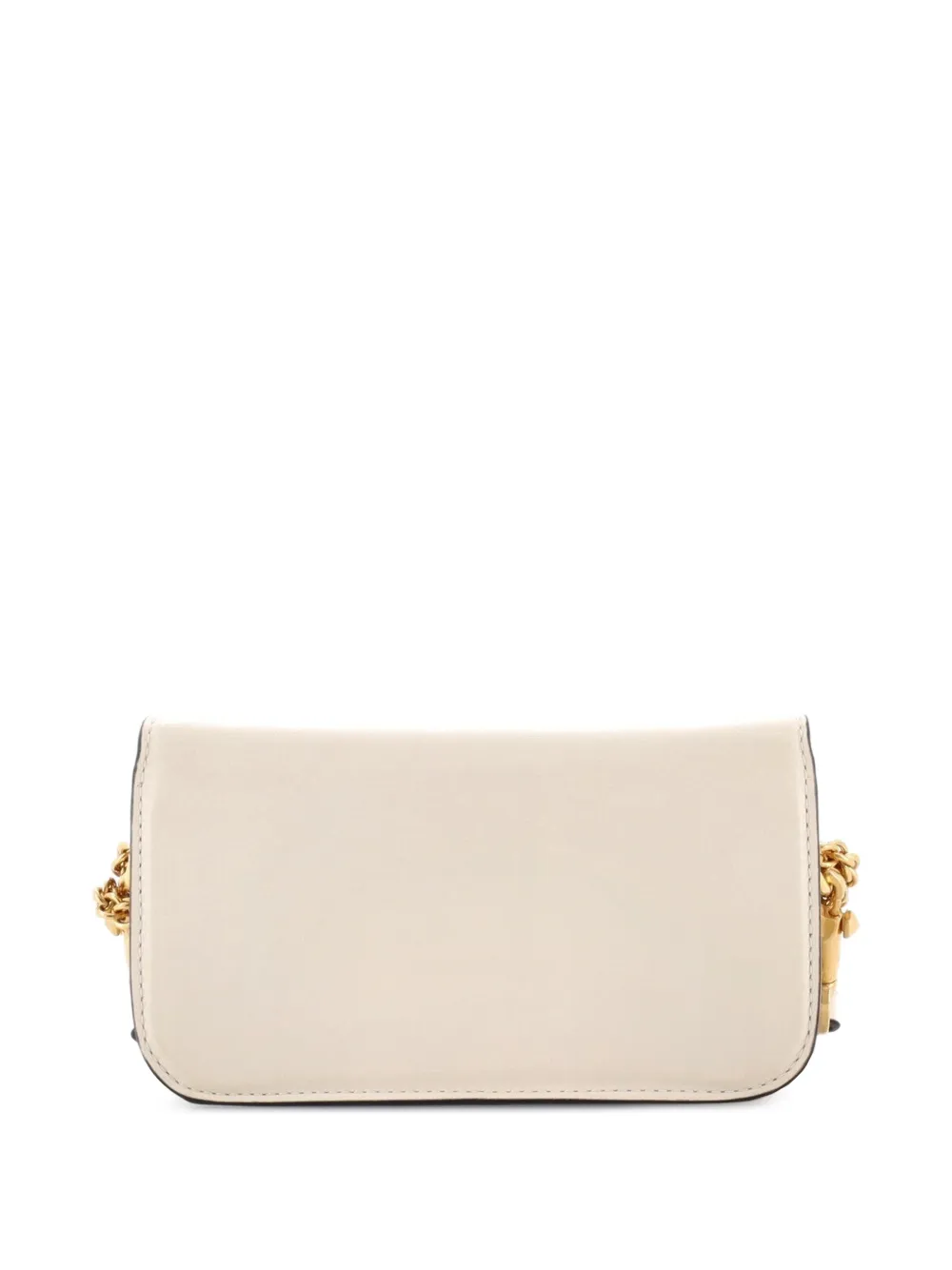 Valentino Garavani Pre-Owned VLogo Loco Flap Leather Small shoulder bag - Bianco