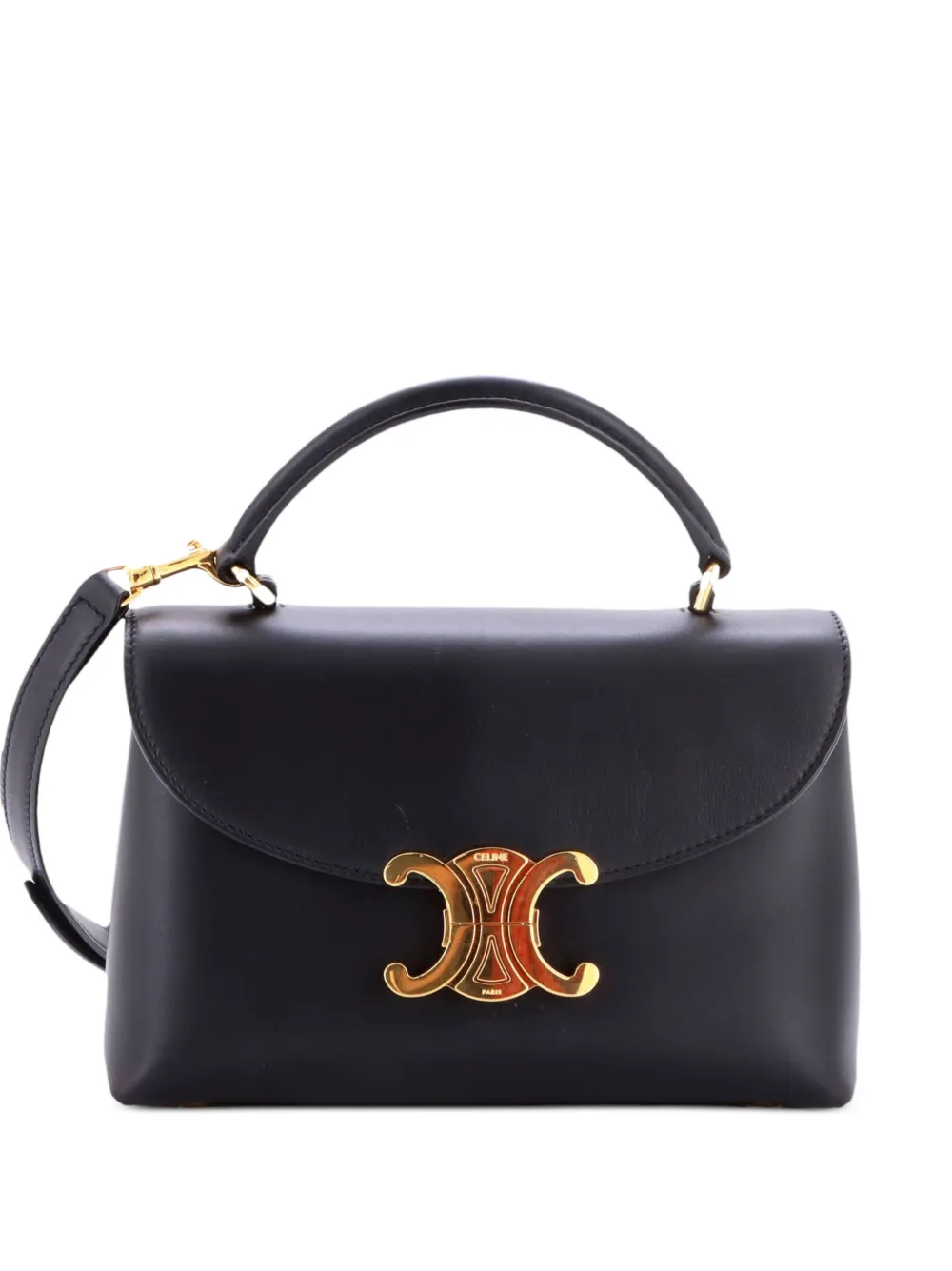 Celine Pre-Owned Nino Top Handle Bag Leather Teen satchel - Schwarz