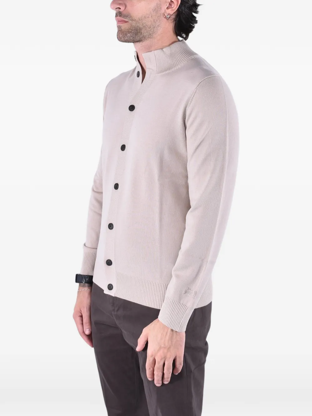 MC2 Saint Barth Savile button-up cardigan Beige
